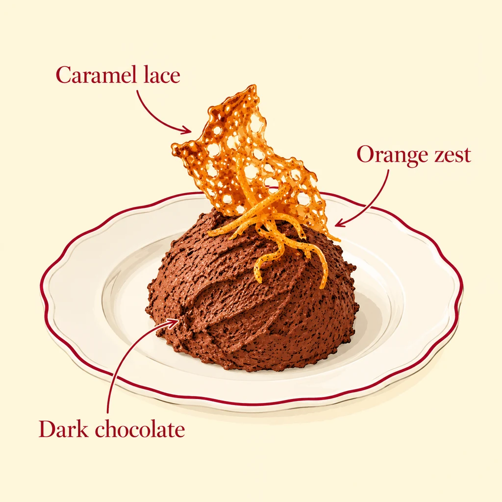 Ingredient illustration of Mousse au Chocolat: à l’orange